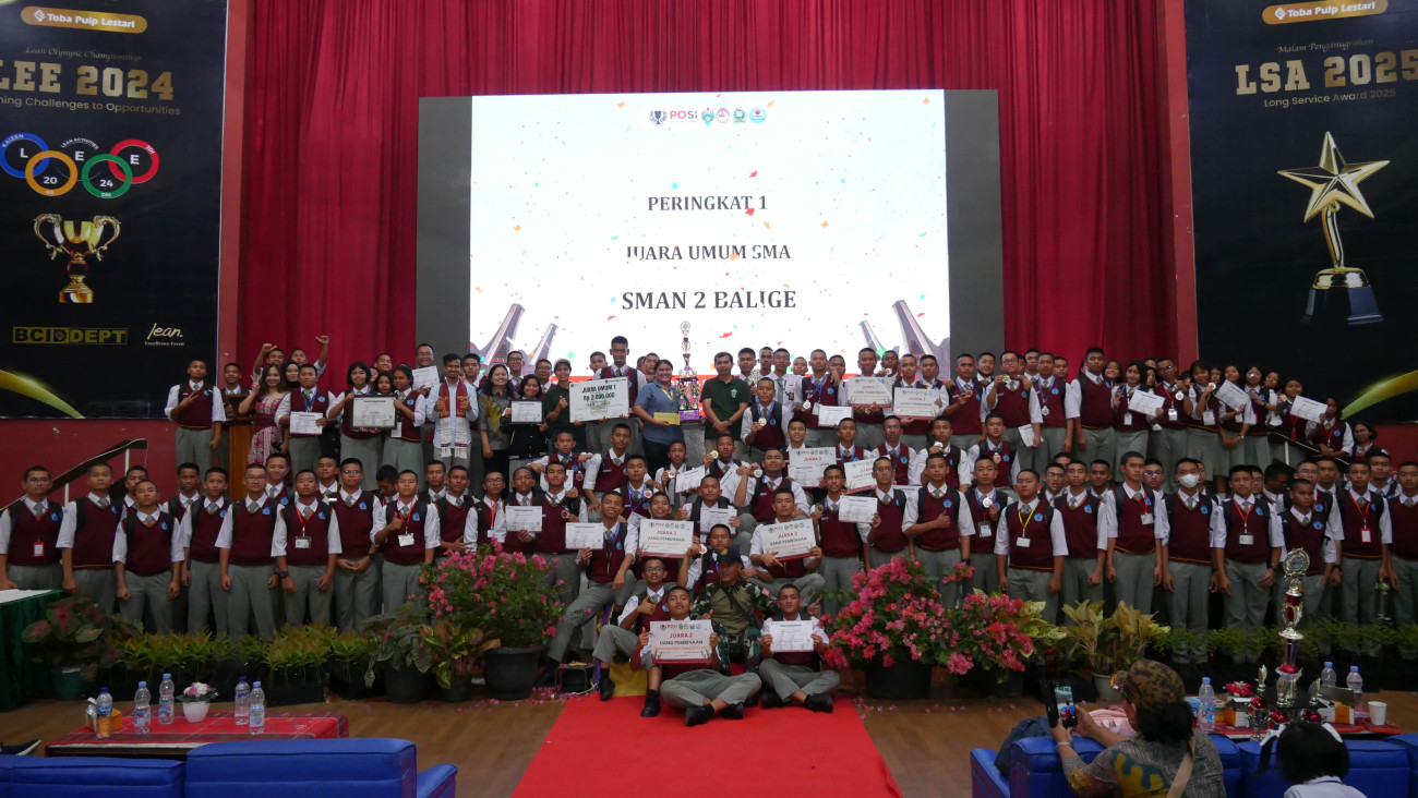 39 Anak Asrama Borong Medali, SMAN 2 Balige Jadi Juara Umum OST 2025